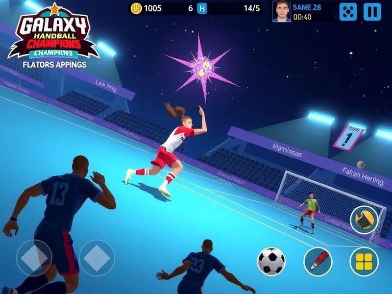 Galaxy Handball Champions Gameplay Screenshot